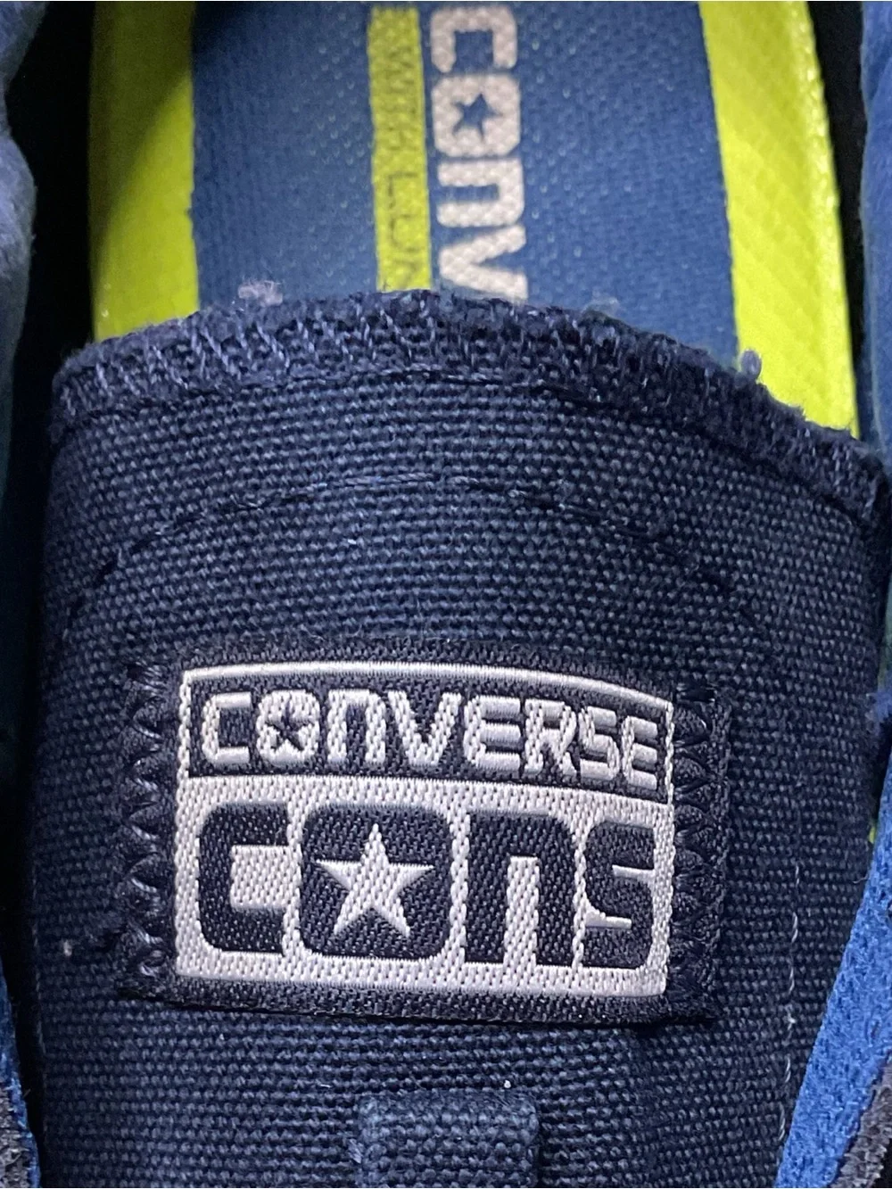 Converse Con One Star Ox Navy Canvas Monochromatic Tonal Blue 153708C M 10/W 12